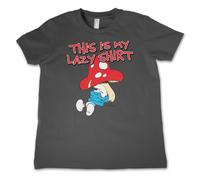 Smurfs Creativi - I Puffi - Questa È La Mia Maglietta Pigra Per Bambini