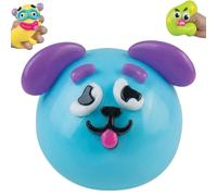 Smushers Squishy, simpatiche palline per lo stress per il viso e lo stress, per adulti (blue)