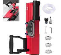 Smussatrice elettrica per piastrelle, utensile da taglio portatile con spessore regolabile e doppio dispositivo di diffusione dell'acqua per taglio smussato senza polvere