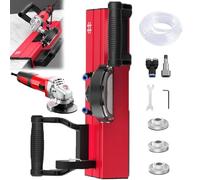 Smussatrice elettrica per piastrelle, utensile da taglio portatile con spessore regolabile e doppio dispositivo di diffusione dell'acqua per taglio smussato senza polvere