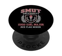 Smut University Good Girl Dark Romance Bookworm PopSockets PopGrip Adesivo