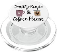 Smutty Reads & Coffee Please I Like Books Spicy & Coffee Icy PopSockets PopGrip per MagSafe