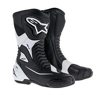 Alpinestars SMX S Stivali Moto, nero-bianco, taglia 48 per maschi