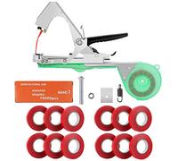 Smyidel Legatrice per Piante, Attrezzi Orto Pinza Legatrice,Tying Macchina Strumento Nastro a Mano per Legare Pomodori UVA Fiori Verdura Vigneto, Attrezzo a da Giardino (Verde)