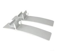 SMZhomeone 1 paio di supporti riscaldanti a infrarossi con piedini in lega di alluminio per un supporto stabile del pannello di riscaldamento, colore argento, per migliorare la distribuzione del