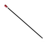 SMZhomeone 1 supporto magnetico per punte da 6,35 mm, con codolo esagonale, adattatore per trapano in acciaio inox, per fissaggi difficili da raggiungere, lavori di perforazione, colore rosso, 350 mm