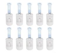 SMZhomeone 10pcs E14 Vite Della Lampada Prese Candelabri In Plastica Bianca Sostituzioni Resistente Al Calore Facile Installare per Soffitto Parete Lampadario FAI DA TE Progetti di Illuminazione
