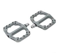 SMZhomeone 2 paia di pedali in nylon per mountain bike con ampia piattaforma antiscivolo e cuscinetti sigillati DU, asse in acciaio al cromo-molibdeno per MTB, ciclismo, sport all'aria aperta, colore