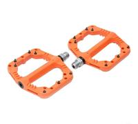 SMZhomeone 2 paia di pedali in nylon per mountain bike con ampia piattaforma antiscivolo e cuscinetti sigillati DU, asse in acciaio al cromo-molibdeno per MTB, ciclismo, sport all'aria aperta, colore