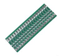 SMZhomeone 20Pcs 1S 6-10A Scheda di Protezione Della Batteria Al Litio PCB con Sovraccarico CortoCircuito Difesa per 37V Cellule FAI DA TE Elettronica Progetti