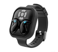 SMZhomeone Auricolari wireless con telecomando, piccolo design invisibile per una vestibilità comoda, oltre 120 ore in standby, 4-5 ore di gioco, custodia di ricarica 200 mAh, per iPhone e dispositivi