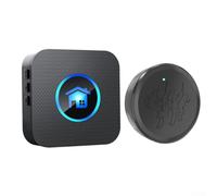 SMZhomeone Campanello wireless intelligente per cani attivato al tocco con 5 livelli di volume e 55 opzioni di suoneria per addestrare i cuccioli a segnalare quando hanno bisogno di andare all'aperto