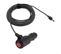 SMZhomeone Cavo di alimentazione per caricabatterie da auto CC con interruttore compatibile con Starlink per MINI, 18 AWG PVC rame, 12-48 V, nero grigio o 5 m per auto, camion, barche, uso da viaggio