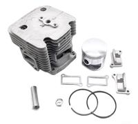 SMZhomeone Cilindro da 51 mm con kit pistone e guarnizione per EBZ7500 EBZ8500 EBZ6500 per Husqvarna-580BTS 570BFS 560BFS Riparazione Soffiatore da giardino (assemblaggio a cilindro)