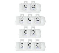 SMZhomeone Confezione da 5 sacchetti per aspirapolvere Ecovacs per deebot X1 per omni e per t20, sacchetti per aspirapolvere in tessuto non tessuto di grande capacità, 3 l, bianchi, 19 x 16 cm, per la