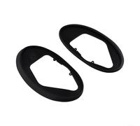 SMZhomeone Coppia di guarnizioni per specchietto retrovisore per Mini Cooper R50 R52 R53 2002-2008, parti in ABS nero, OEM 51167058083 51167058084 per lato conducente e passeggero