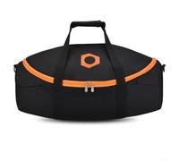 SMZhomeone Custodia portatile per altoparlante wireless JBL Boombox4, resistente alla polvere e all'usura, in poliestere, con tracolla, ampia protezione da viaggio in nero lucido