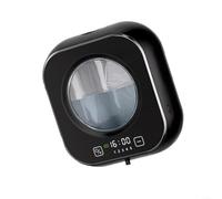 SMZhomeone Dispenser di sapone in schiuma con sensore intelligente, senza tocco, automatico, con volume regolabile, per ufficio, scuola, ospedale, uso domestico, ABS nero, 13 x 7 x 14 cm (bolla nero)
