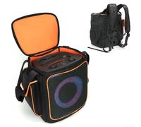 SMZhomeone EVA zaino custodia per JBL per PartyBox Essential, custodia rigida per altoparlanti, custodia antiurto portatile con cinghie regolabili, nero