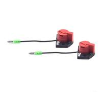 SMZhomeone Kit di 5 interruttori on/off Kill Stop per EY15 per motori EY20 EX13 EX17, struttura in plastica metallica, nero rosso, per riparazioni di macchine da giardino