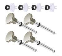 SMZhomeone Kit di riparazione deviatore per vasca da bagno standard, 4 pezzi, per rubinetto standard della vasca da bagno, riparazione rapida delle perdite, guarnizioni in gomma plastica ABS, 9 x 5 x