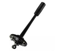 SMZhomeone Leva del cambio corta regolabile in alluminio con pulsante per diversi modelli per BMW E30 E36 Facile installazione Tutto Nero Rosso Argento (All Black)