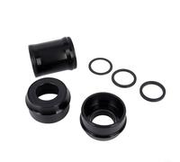 SMZhomeone Movimento centrale cavo a pressione per telai PF30 da 68/73 mm con nucleo dell'albero da 24 mm, cuscinetto sigillato in lega di alluminio CNC, nero, per mountain bike