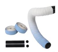 SMZhomeone Nastro per manubrio per bici da strada, antiscivolo, ammortizzante, in poliuretano + schiuma EVA, 210 cm, per corsa, pendolarismo, allenamento, multicolore (blu)