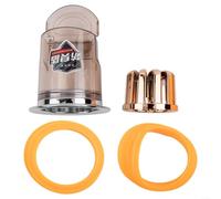 SMZhomeone Nucleo di scarico a pavimento doccia con meccanismo a gravità altalena, apertura rapida a 90°, coperchio di scarico anti-odore e cestello filtro capelli, gomma ABS PC, adatto per tubi DN40