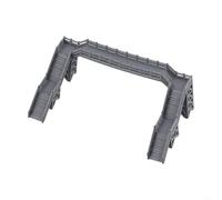 SMZhomeone Ponte pedonale sopraelevato in scala Z 1:220 in plastica modello ferroviario paesaggio ponte per modelli esterni layout costruzione decorazione del sistema di tunnel, adatto per hobbisti e