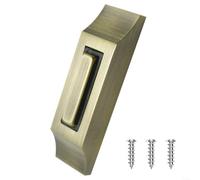 SMZhomeone Pulsante per campanello illuminato in lega di zinco Pulsante per campanello da parete facile installare proprietà resistenti alla ruggine ad alta efficienza energetica