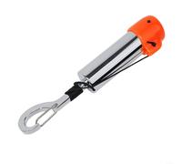 SMZhomeone Scuba Diving Signal Shaker Noise Maker Stainless Steel Underwater Rattle with Protective Cover for Clear Audible Communication during leisure or professional (A)