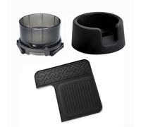 SMZhomeone Set di accessori per caffè con tappetino antiscivolo, anello per manico e base per macchina da caffè NJ ES601/655/701, struttura in silicone e polipropilene per una preparazione stabile