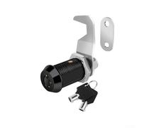 SMZhomeone Set di serrature per armadietti in lega di zinco resistente, con stessa chiave, sistema di chiusura a camma per cassette degli attrezzi (30 mm)