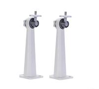 SMZhomeone Staffa di montaggio a parete per videocamera di sicurezza con vite in lega di alluminio, 2 pezzi, per Arlo Pro 2 3 CCTV per interni ed esterni, girevole a 360°, inclinabile a 150°, bianco