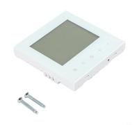 SMZhomeone Termostato programmabile per riscaldamento elettrico a pavimento e caldaia, precisione 05 °C con blocco bambini, 6 modalità giornaliere, ABS bianco 86 x 86 mm per casa (riscaldamento
