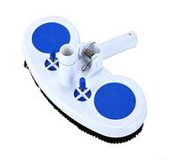 SMZhomeone Testa di vuoto ovale per piscine interrate Potente aspirazione Pulizia efficiente Calcestruzzo Vinile Vetroresina Superfici Plastica Adatto Standard Palo da 3,2 cm