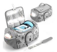 SMZhomeone Toniebox - Custodia da viaggio per cuffie Toniebox, con manico, dimensioni compatte, 29 x 17 cm, per viaggi e conservazione (grigio)