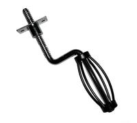 SMZhomeone Traeger, manico in acciaio inox per barbecue con diametro filettatura 12 mm, ricambio ergonomico resistente al calore per affumicatori, pozzi, rimorchi e stufe a legna (B)