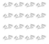 SMZhomeone Vassoi impilatori rack 16 pezzi organizer in plastica per raccolta destra liofilizzatore conservazione cibo supporto salvaspazio per bancone cucina armadio giallo 6,35 x 3,3 cm (bianco)