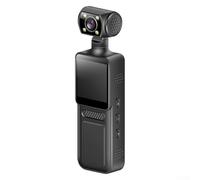 SMZhomeone Videoregistratore indossato, videocamera 4K con clip per il corpo con registrazione audio in loop, registratore di azione portatile per sport all'aria aperta, pattuglia di sicurezza, colore
