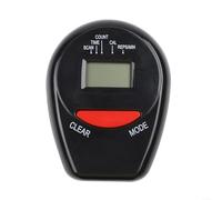 SMZhomeone Vogatore elettronico multifunzione con display a LED, calorie e frequenza cardiaca, in plastica, nero, 111 x 86 mm, per casa, palestra, fitness tracking