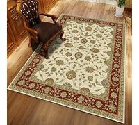 SN HUIPENG Tappeto Persiano Vintage per Soggiorno e Camera Da Letto - Antiscivolo, Boho, Marocco, Etnico, Retro - 50x80cm