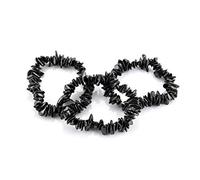 SN NATURSTEIN UG - Bracciale di Shungite Dragon Scales | Pietra preziosa e curativa originaria della Carelia - 3 Unità