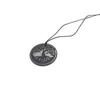 SN NATURSTEIN UG - Collana Shungite Forma Albero della Vita | Pietra preziosa e curativa originaria della Carelia - Protezione Radiazioni Cellulare e EMF - 50 mm