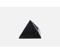 SN NATURSTEIN UG - Shungite Piramide Lucida | Pietra preziosa e curativa originaria della Carelia - Protezione Radiazioni Cellulare e EMF - 15 cm
