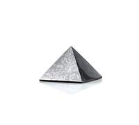 SN NATURSTEIN UG - Shungite Piramide Lucida | Pietra preziosa e curativa originaria della Carelia - Protezione Radiazioni Cellulare e EMF - 10 cm