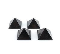 SN NATURSTEIN UG - Shungite Piramide Lucida | Pietra preziosa e curativa originaria della Carelia - Protezione Radiazioni Cellulare e EMF - 5 cm x 4