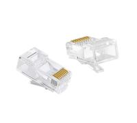 SN21406 50 Connettori Passanti RJ45 Cat 6 UTP Plug di Rete Pass Through Alta