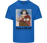 Snaccident Divertente Junk Food Dieta Peso Perdita Uomo Cotone T-Shirt